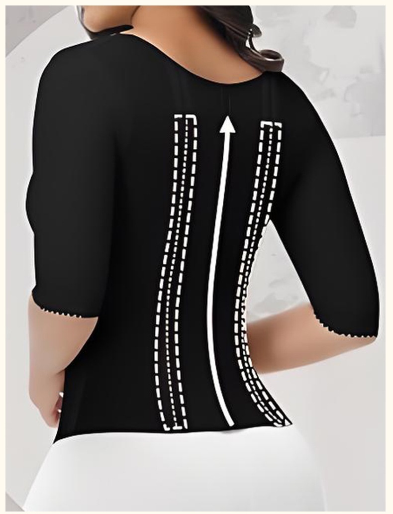 Womens Shapewear Tank Top - Front Zipper Boned Waist Cincher Corset